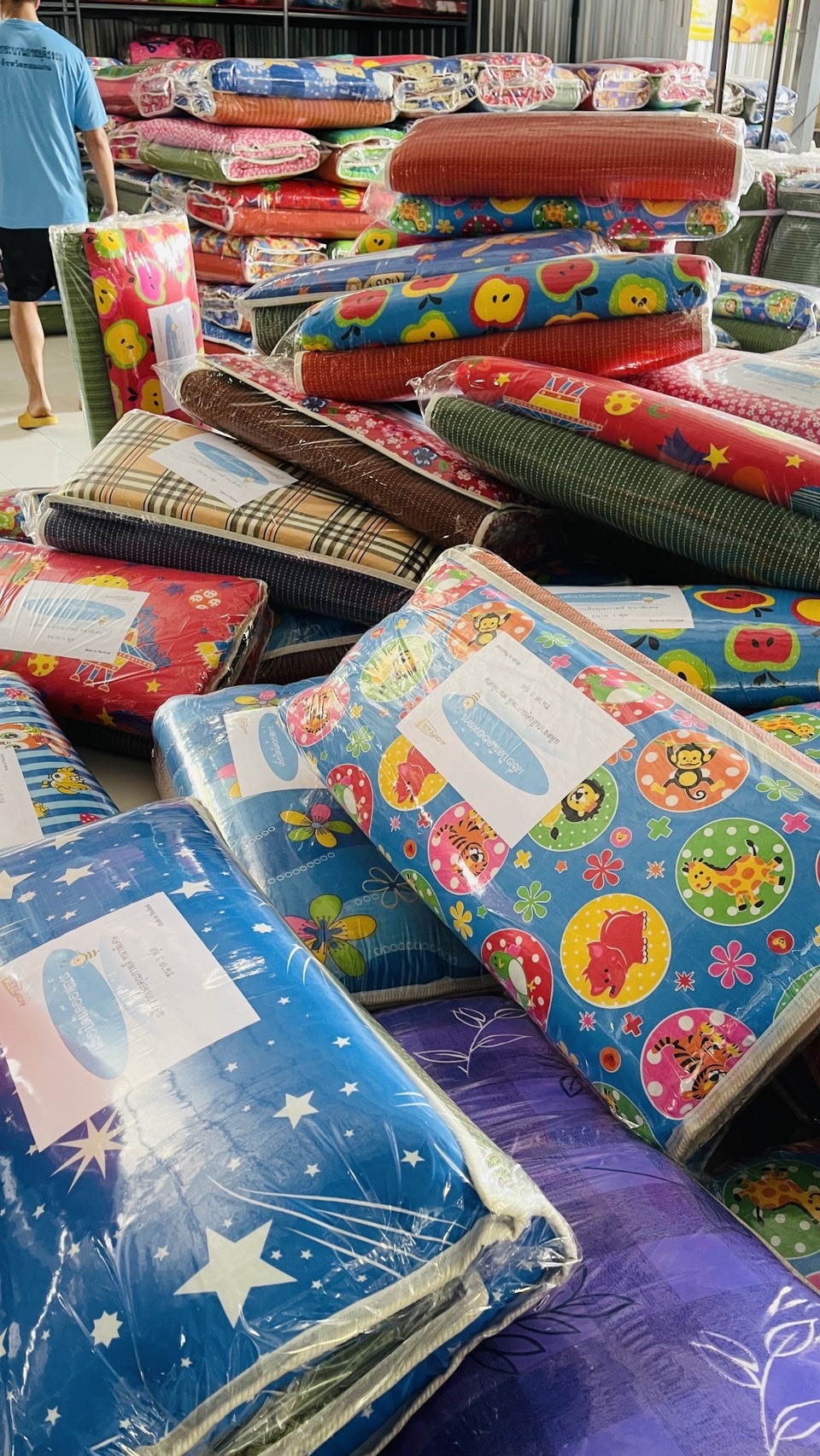 เสื่อที่นอนปิกนิกขนาด 3 ฟุต ที่นอนติดเสื่อ